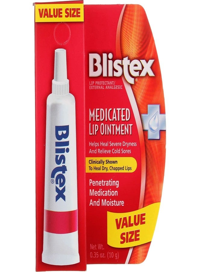 Blistex Lip Medicated Ointment, 0.35 oz (Bundle of 6) - Image 1